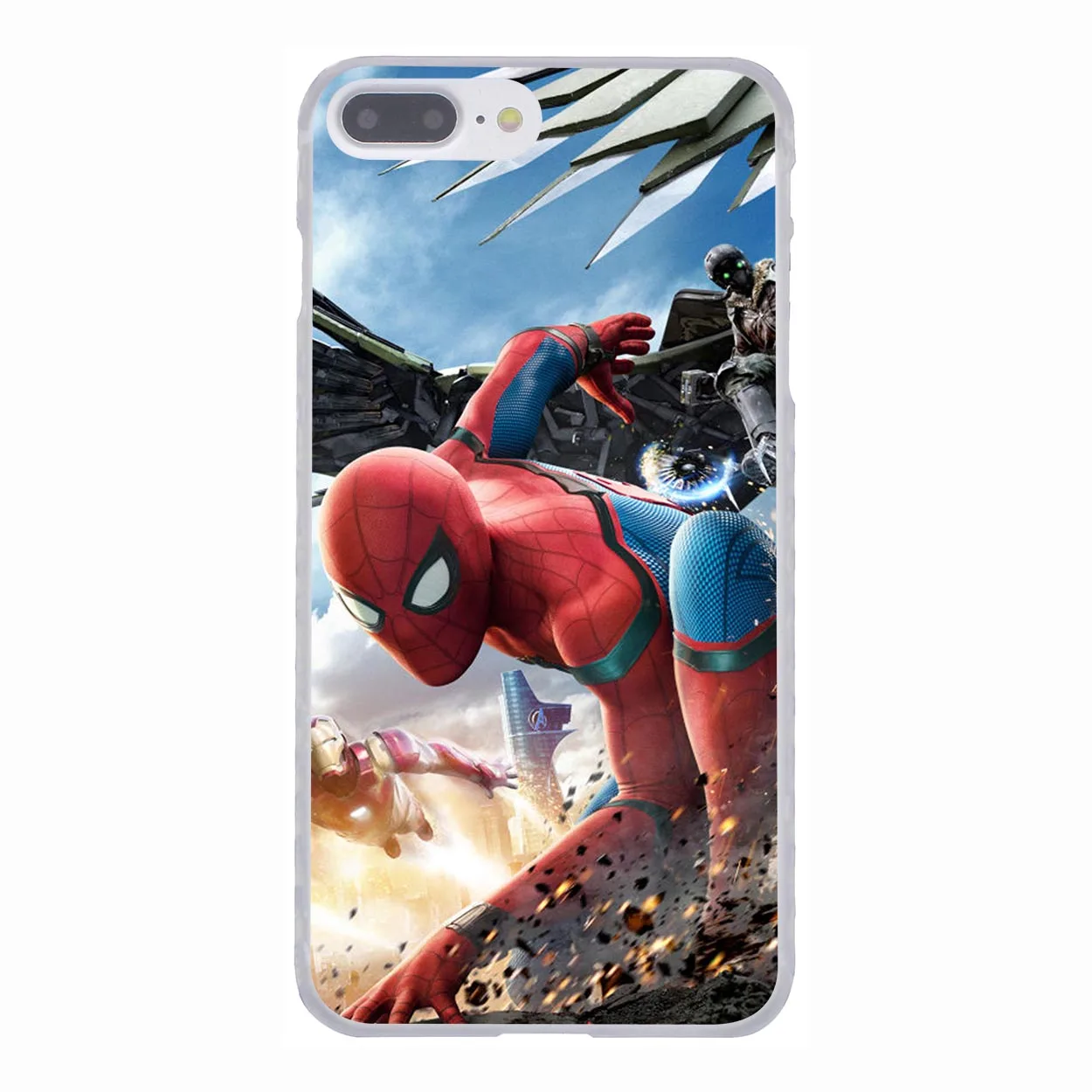 Lavaza комиксы Marvel Человек-паук жесткий чехол для телефона чехол для iPhone XR X 11 Pro XS Max 8 7 6 6S 5 5S SE 4S 4 10 - Цвет: 2