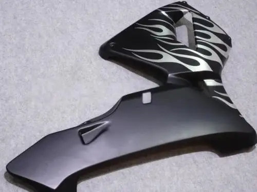 Набор обтекателей мотоцикла для CBR600RR 03 04 F5 2003 2004 cbr 600rr серебряное Пламя Черный ABS