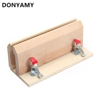 donyamy hand stitched sewing horse leathercraft table pony clamp leather stitching pony beech wood for diy tools