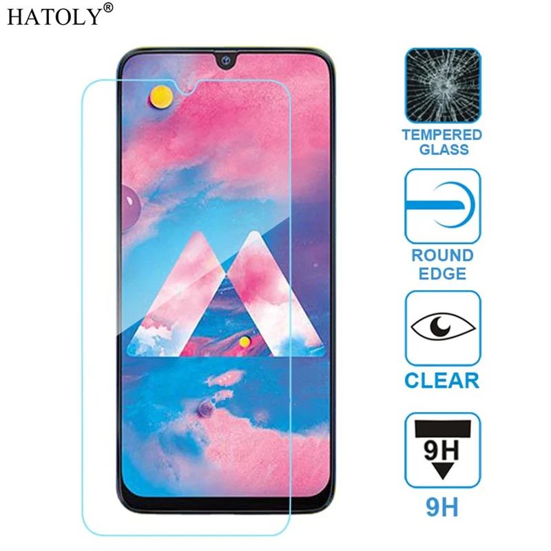 Protector de pantalla para Samsung Galaxy M30, cristal templado para tel&eacute;fono, 2 uds.-0
