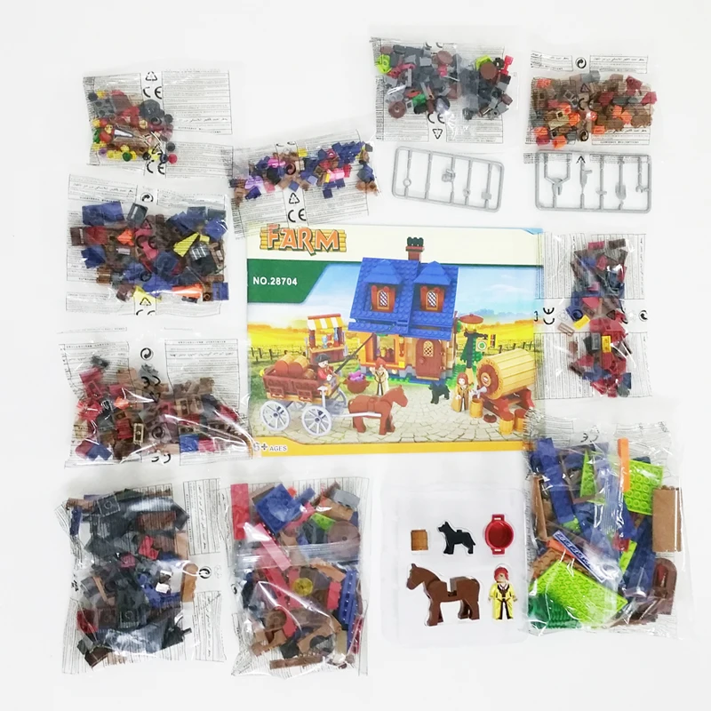 Ausini модели Здание игрушка Совместимость с LEGO Лего Legos Конструктор A28704 686 блок