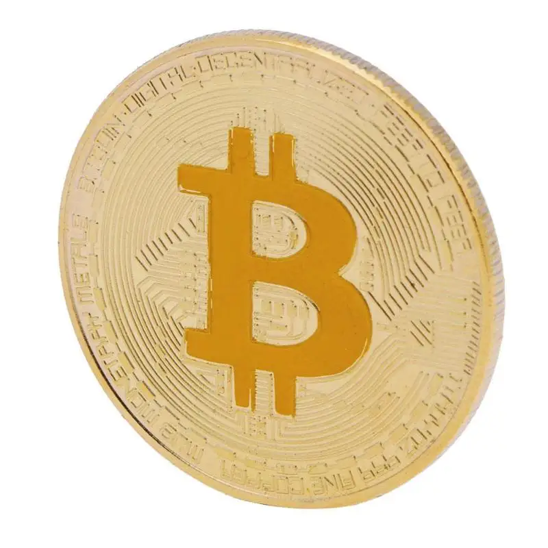 Бронзовый физический Биткоин Casascius Бит монета BTC с футляром подарок