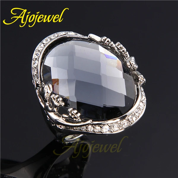 Женское и мужское кольцо с большим кристаллом|crystal rings for women|austrian crystal ringscrystal ring |