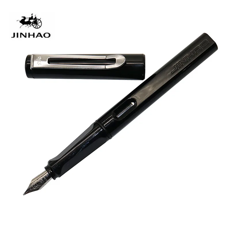 JINHAO 599 авторучка 19 видов цветов студент Материал: х/б. стильная куртка средней длины и Изысканные Перьевая ручка подарить как «подарок» или школьных принадлежностей