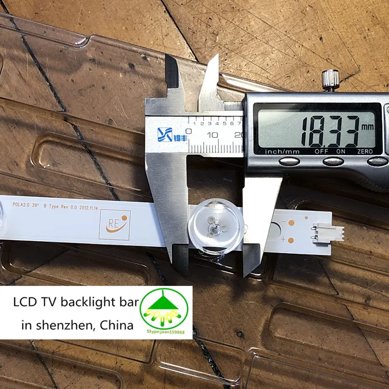 8 шт. светодиодная полоса подсветки 9 лампа для LG 39 &quotTV 39LN5100 INNOTEK POLA2.0 39LN5300 39LA620S POLA 2