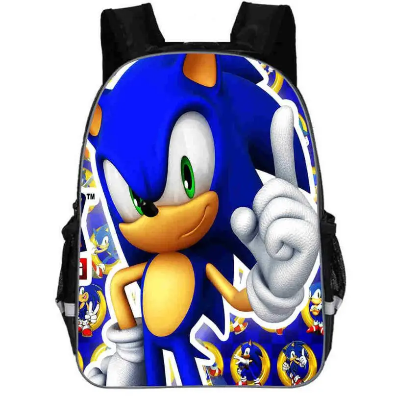 Рюкзак Sonic в стиле аниме хип хоп рок Череп животное Марио для женщин мужчин