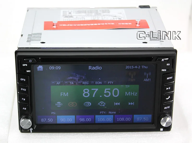 2 Din Universal 6.2 &quotсенсорный Экран Автомобиля Стерео Радио С CD MP3 MP4 Видео Плеер DVD GPS