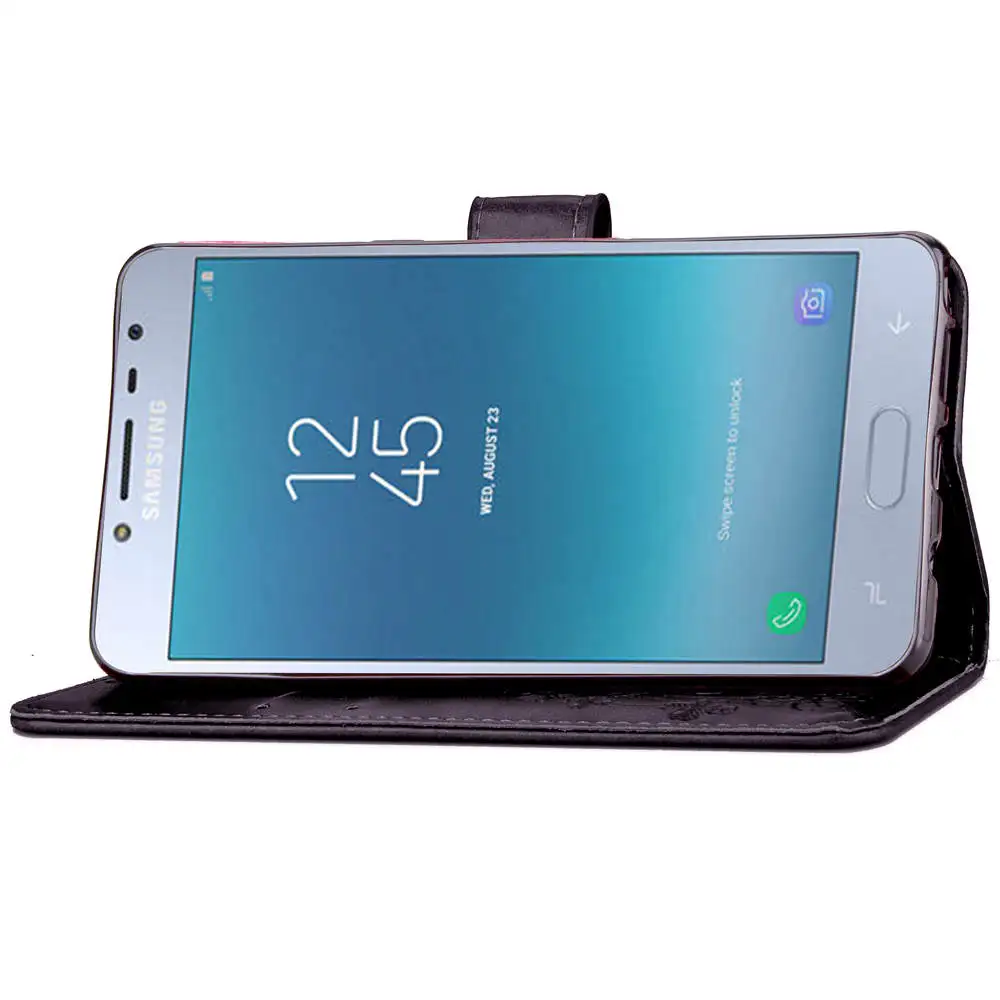 Роскошный чехол Кошелек из искусственной кожи с откидной крышкой для Samsung Galaxy J2 Pro