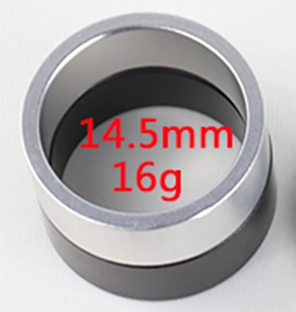 14.5mm silver 20 шт. 1 1,5 2 2,5 4, 5, 6, 10 12,5 14,5 26 мм Алюминий 6061 шайба велосипед велосипедные рулевые штока набор разделителей трещотки для велосипеда исправить ремонт - Цвет: 14.5mm silver