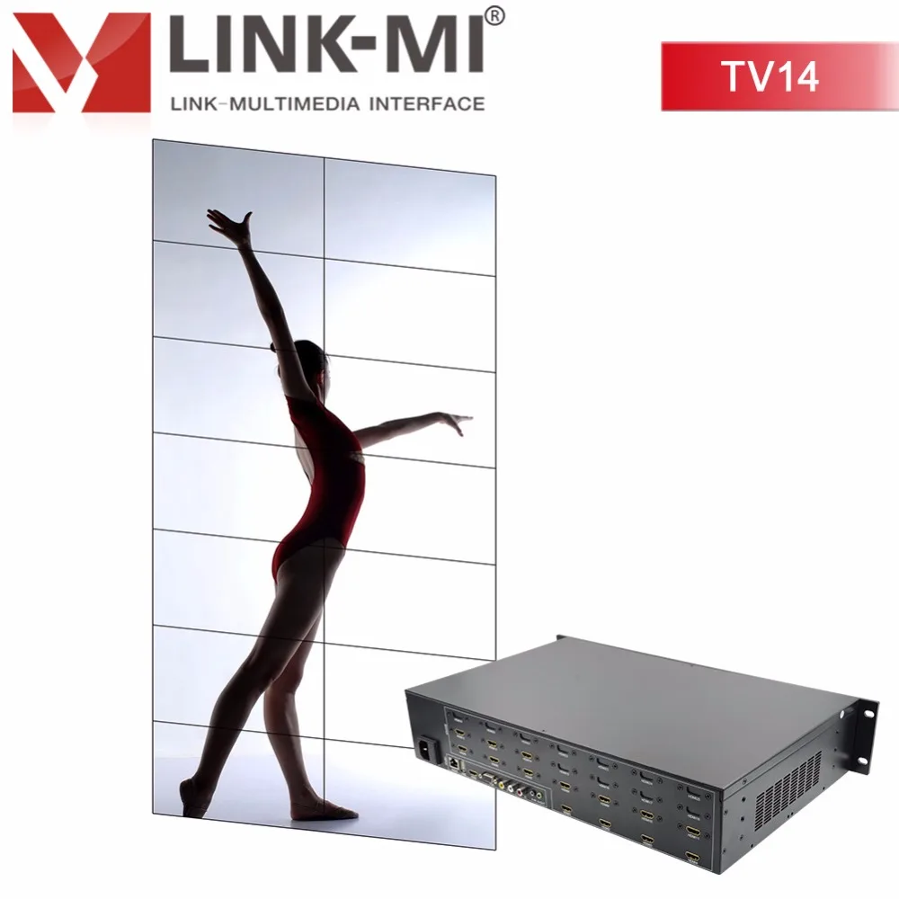 14 канальный видео настенный контроллер HDMI/VGA/AV Processor2x2/2x 3/2x 4/3x 3/3x 4/2x7images
