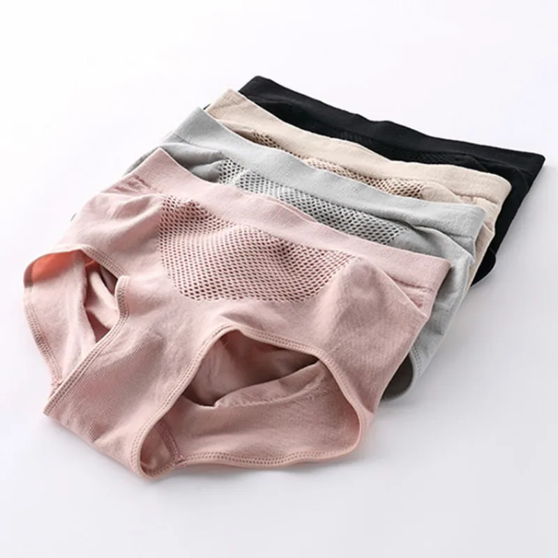 

Seamless Japanese Panties Seamless Cotton Triangle Briefs Plus Size Women Cotton Lingerie Briefs Invisible Underwear