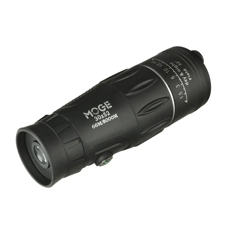 Монокуляр 30X52 мощный HD телескоп с компасом профессиональный ручной Spyglass зум