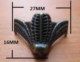 Antique Brass Decorative Feet Leg Metal Corner Protector For Jewelry Chest Wood Box Cigar -FREE SHIPPING | Дом и сад