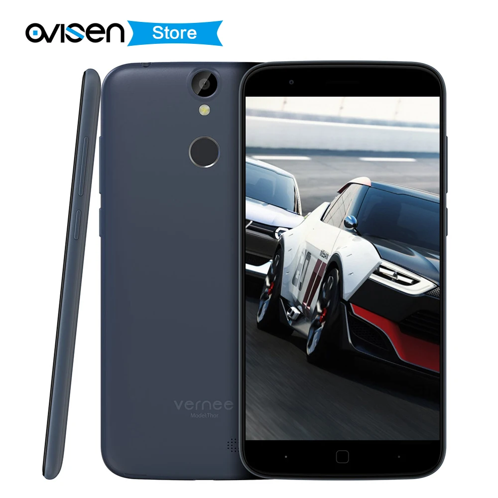 Vernee Тор отпечатков пальцев ID 4 г LTE смартфон 5.0 дюймов MTK6753 Восьмиядерный 64bit 3 ГБ