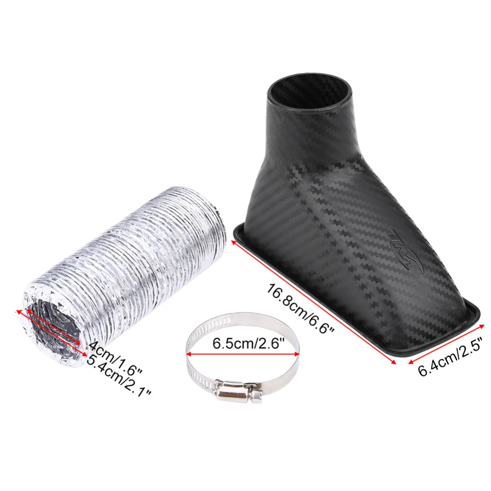 Air funnel Carbon Fiber Around 6 CM Dismeter Universal Car Turbo Intake Pipe Turbine Inlet | Автомобили и мотоциклы