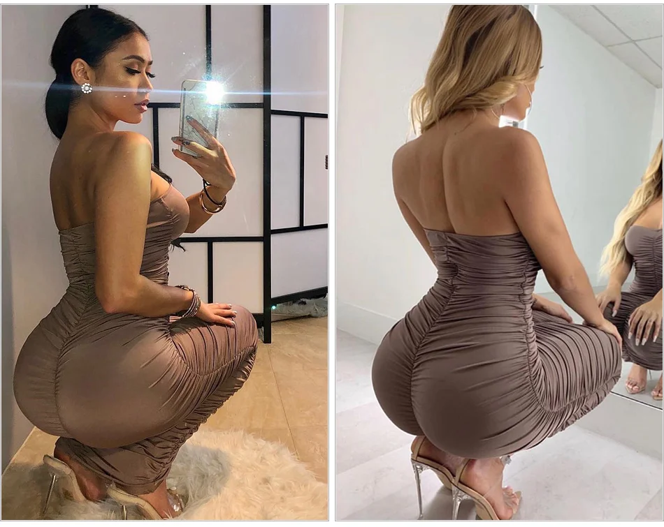Шикарное платье макси KylieJenner в обтяжку,, горячее предложение, новое облегающее длинное платье без бретелек с рюшами, сексуальное дизайнерское необычное платье с асимметричным подолом