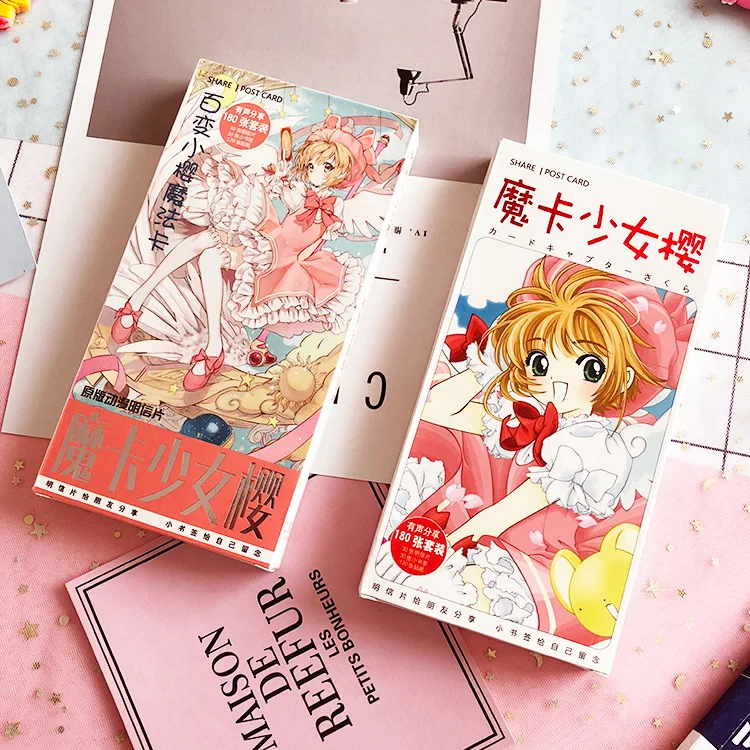 Аниме cardcaptor sakura Star ключ шариковая ручка Карандаш Чехол удобные наклейки школьные