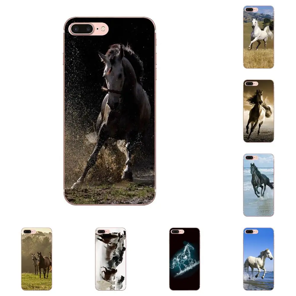 Wild Horse Running Hd обои для Xiaomi Redmi Mi Note 7 8 9 SE Pro Lite Go Play Мягкий ТПУ чехол