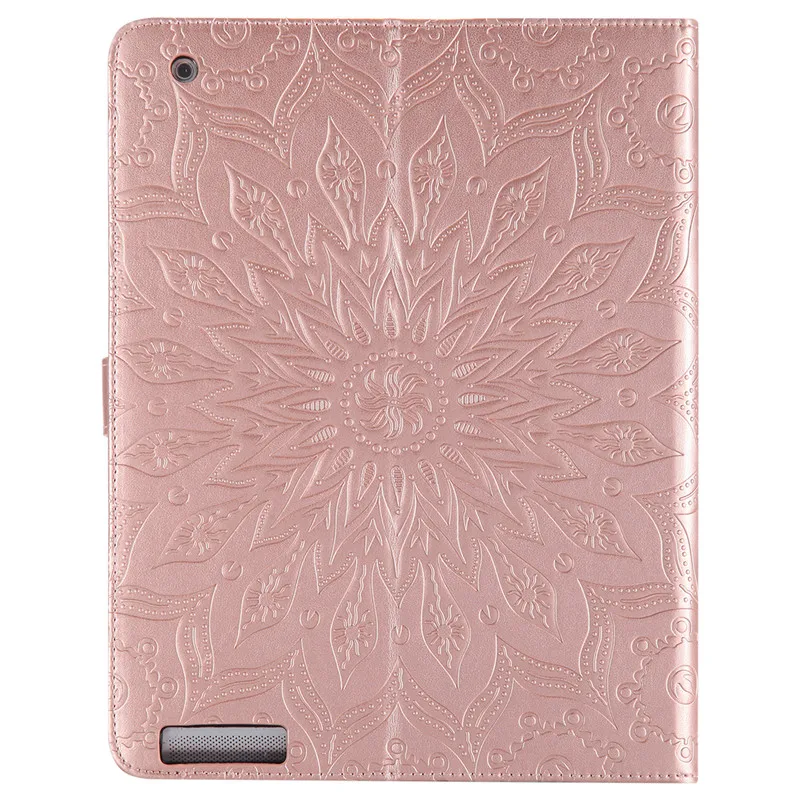 Wekays для Apple IPad 2 3 4 Защита от солнца цветок Смарт Кожаный флип Fundas чехол для IPad 2 3 4 IPad2 IPad3 IPad4 чехол для планшета