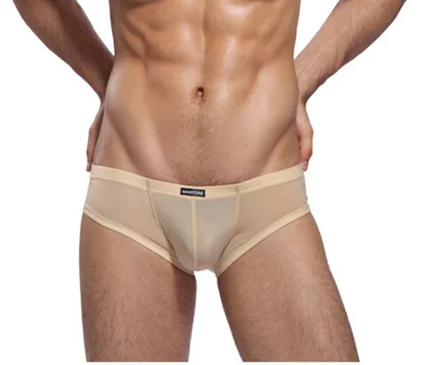 4 шт./лот мужские боксеры шорты с мешочком для пениса сексуальное Брендовое