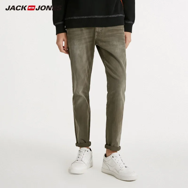 JackJones мужские модные трендовые узкие Стрейчевые джинсы мужская одежда 218432528 |