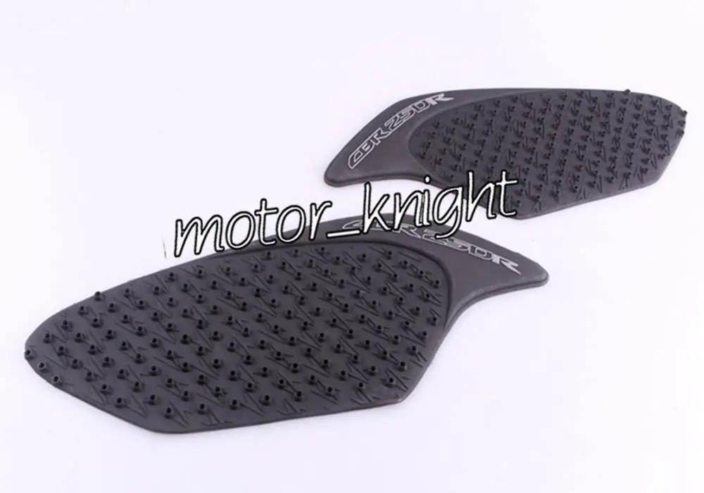Бак тяги Сторона Pad газа топлива колено Ручка Наклейка черный для Honda CBR250R 2010 2011 2012