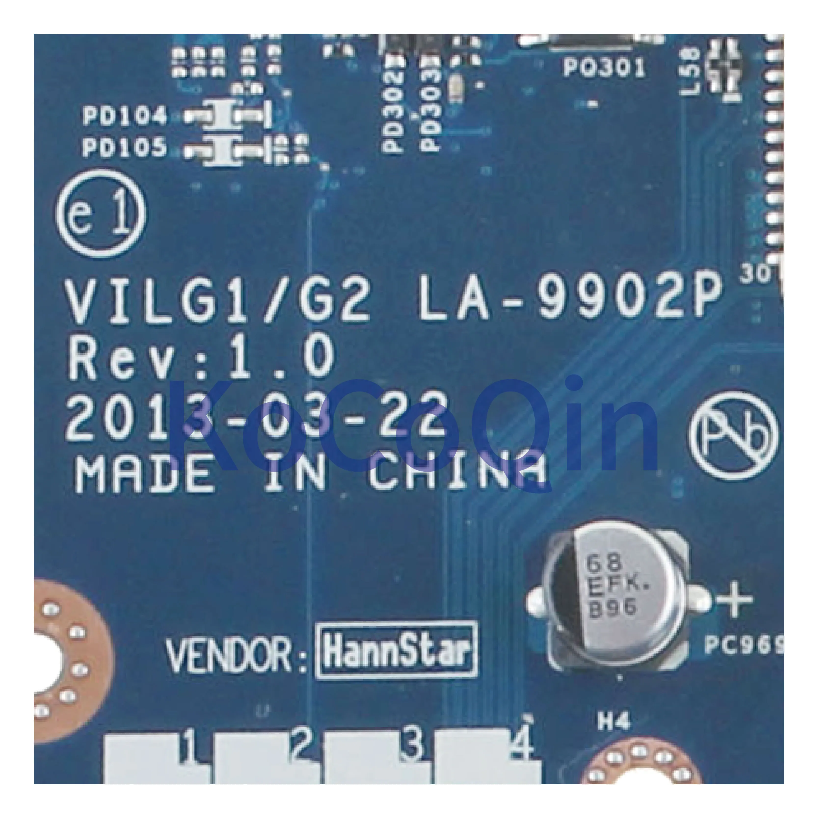 KoCoQin материнская плата для ноутбука LENOVO Ideapad G400S 14,1 дюймов HM76 материнская плата VILGL1/G2 LA-9902P SLJ8E