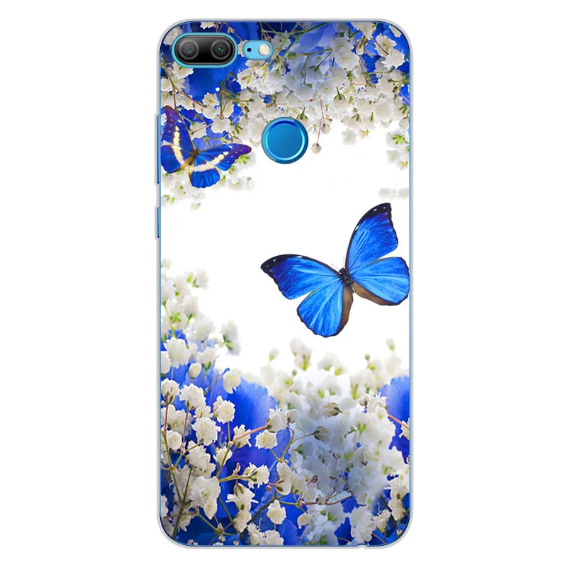 Чехол для Huawei Honor 9 Lite мягкий силиконовый чехол с милым принтом защитная задняя