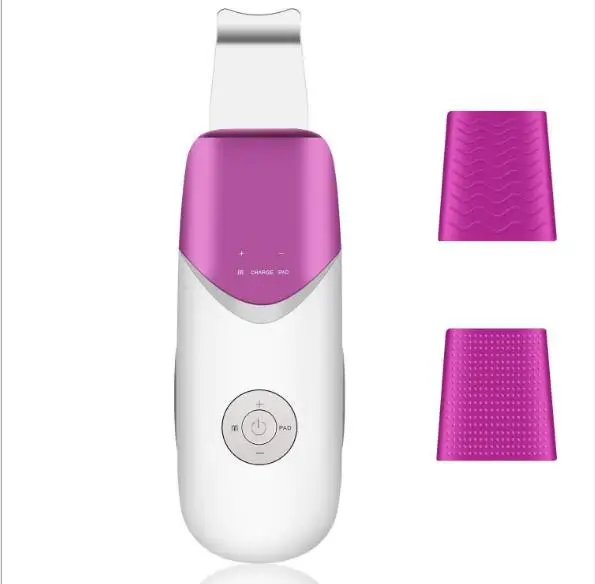 Koop Thuisgebruik Oplaadbare Ultrasone Galvanische Ion Huid Reinigen Huid Scrubber Peeling Facial Cleaner Massager Gezicht Schoonheid D292