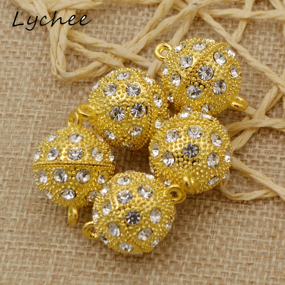 Lychee магнитные застежки для стразы с круглыми шариками 5 шт. | Дом и сад