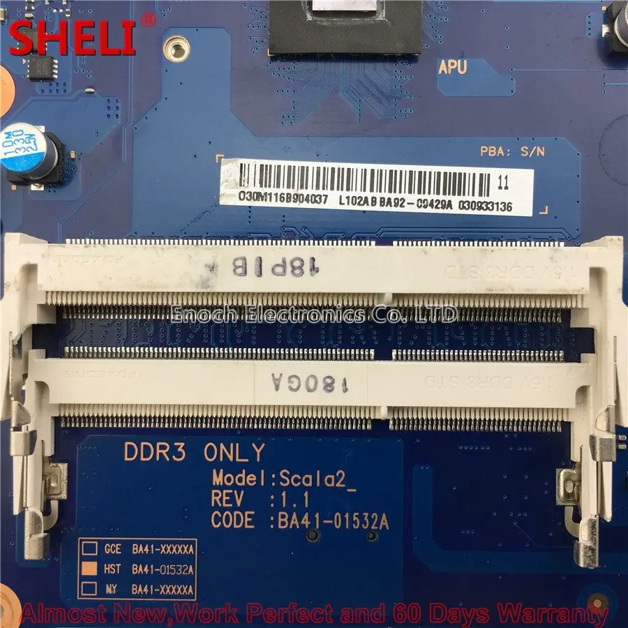 MOUGOL BA92 09429A 09429B ноутбук материнская плата для Samsung RV515 NP Scala2 BA41 01532A E450 HD 6470M