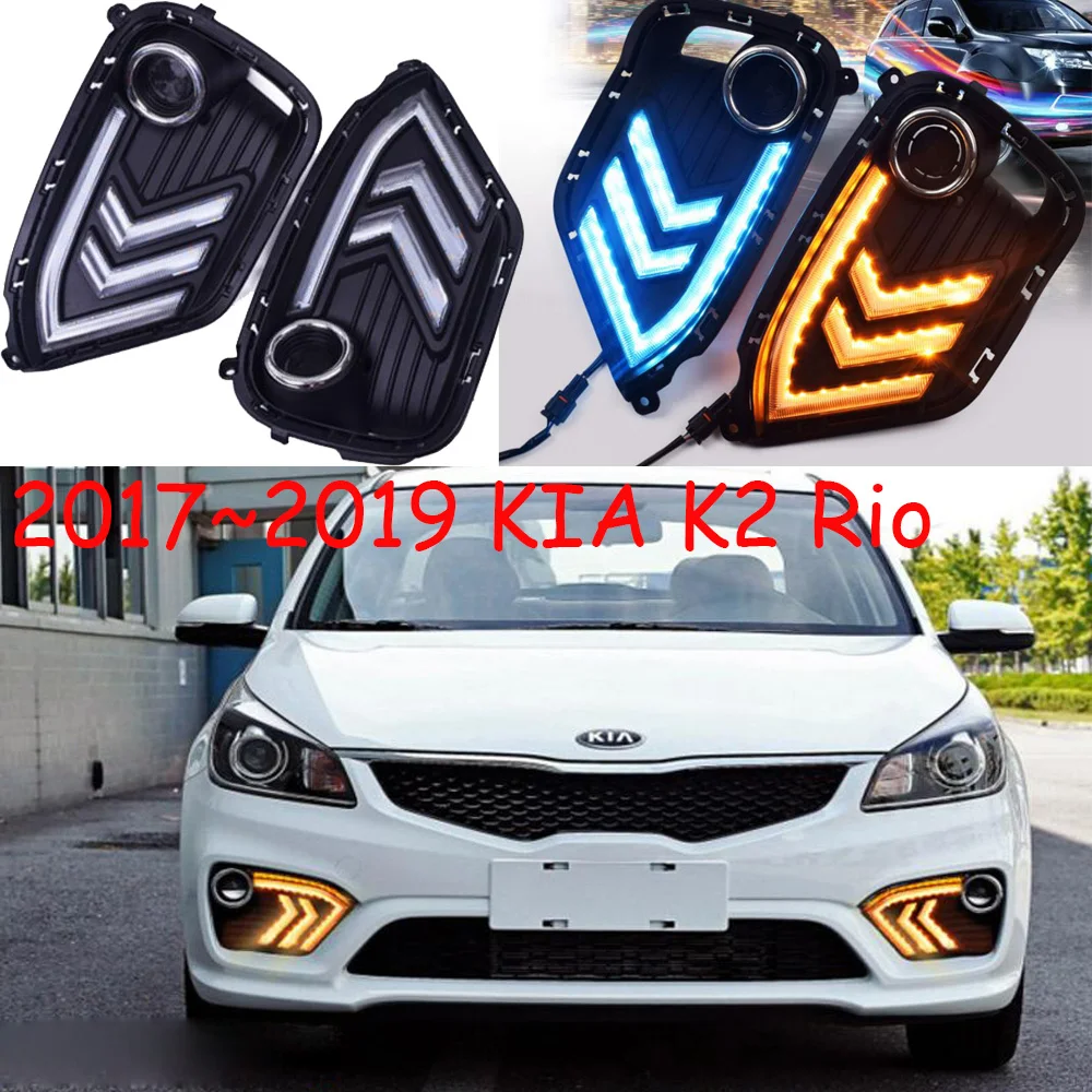 2017 2018y для дневных фонарей KlA K2 rio светодиодный автомобильные аксессуары