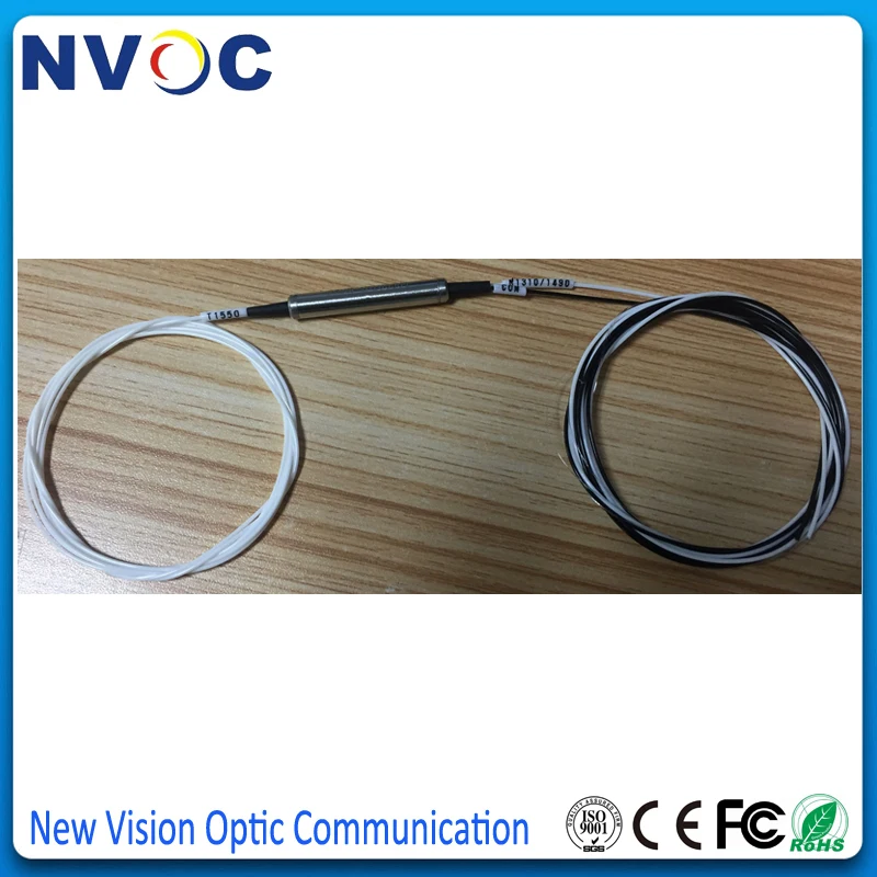 10 шт./лот 1*2 FWDM модуль фильтра 0.9mm1M LC SC ST FC Tx1490nm Rx1550/1310nm 3 порта Mirco-оптическое