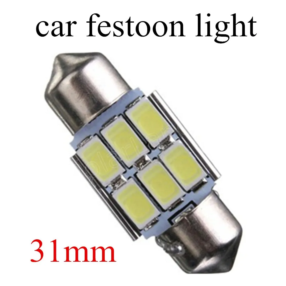 1 пара Высокое качество F-estoon canbus 6 SMD 5630 5730 светодиодный 31 мм Автомобильный