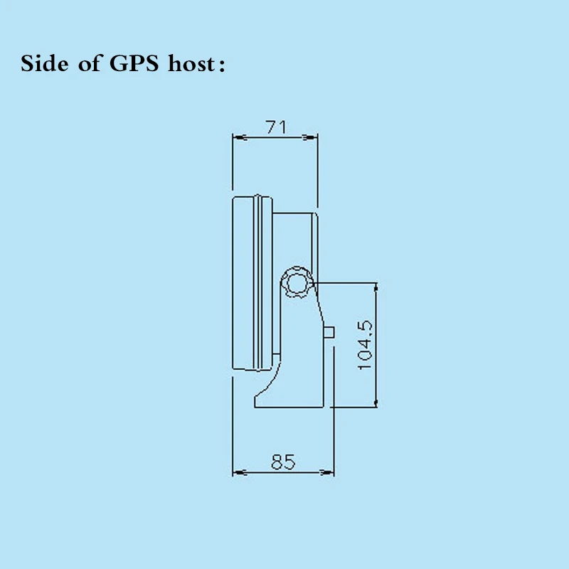 TFT 7 дюймов истинный цвет жидкокристаллический морской gps навигатор два в одном
