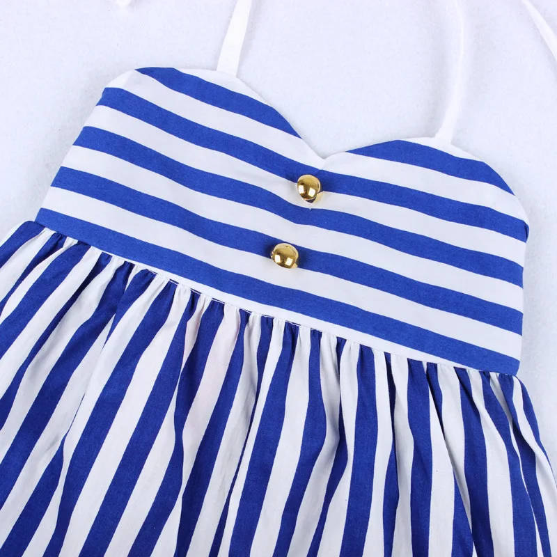 2016 Детская одежда для девочек летние Сарафаны Одежда маленьких мини-платье в