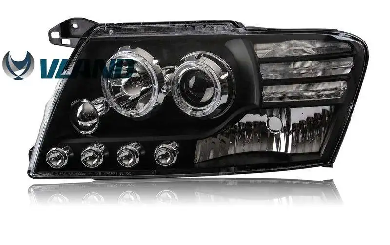 VLAND Factory для Pajero Sport Montero Sport 2011 2012 2013 светодиодный фонарь с линзой H7+ plug and play+ поворотник+ DRL