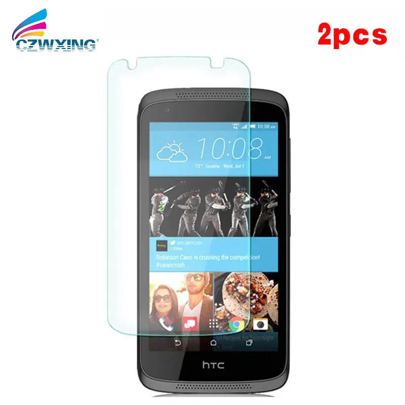 2 шт для закаленного стекла HTC Desire 526G защитная пленка экрана 526 326 326G | Мобильные