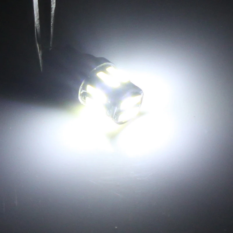 KEPUSI 2 шт. T10 светодиодный лампы 10 7020smd 168 194 501 W5W Клин Подсветка салона сигнальная