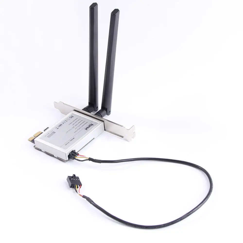 Половина мини PCI Express к стандарту PCI-e адаптер две антенны ноутбук WiFi Bluetooth карта конвертер для настольного ПК компьютер
