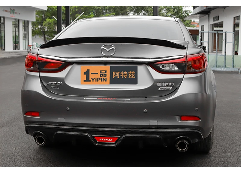 Для Mazda 6 Atenza автомобильные аксессуары авто украшение в виде хвостового крыла ABS пластик Автомобильный задний спойлер багажника