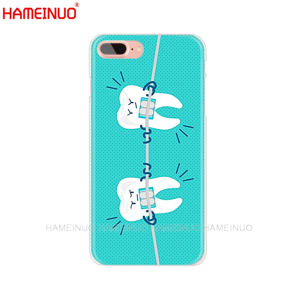 HAMEINUO Чехол для мобильного телефона с зубными коронами iphone X 8 7 6 4 фотосессия 5