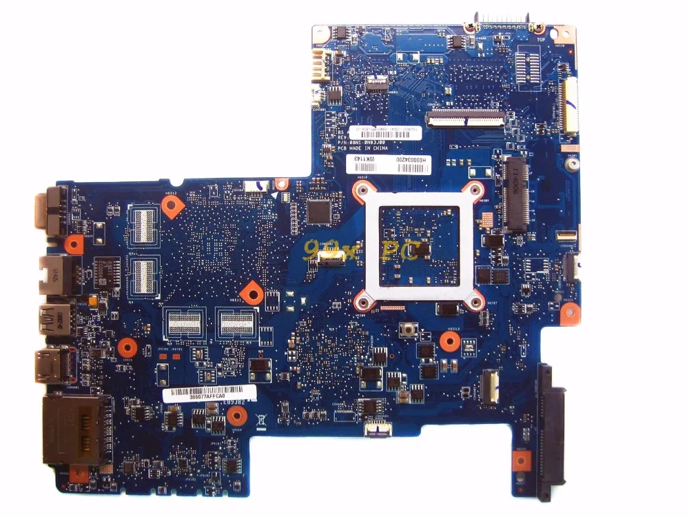 LAOKE для Toshiba Satellite L755 L755D материнская плата ноутбука H000034200 P/N: 08N1-0N93J00 PCB Сделано в