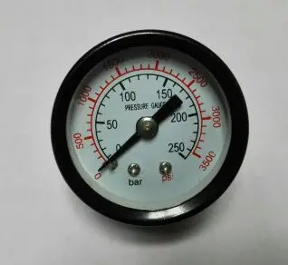 Осевой манометр 250 кг/см-3500psi резьба PT1/8 оболочки диаметром 40 мм | Инструменты