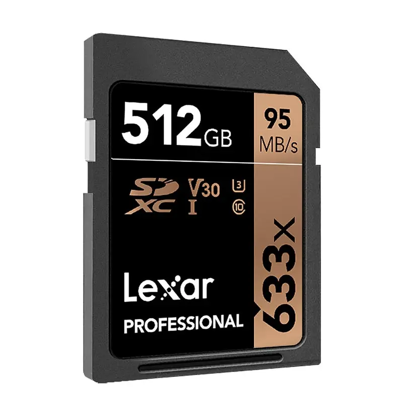 Lexar флешка мышь 512 ГБ флеш карта SDXC sd U3 карты памяти класса 10 memorias GB 95 МБ/с. для