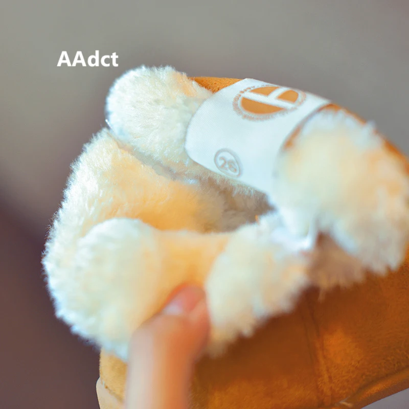 AAdct Cotton warm snow baby boots New fashion short for little boys 2018 Winter kids | Детская одежда и обувь