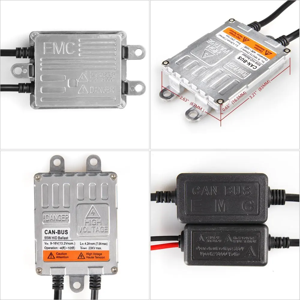 Ксеноновая H7 Canbus HID Kit D2S H1 H4 H11 H3 HB4 9005 9006 ксеноновая лампа для автомобильных фар AC 55W