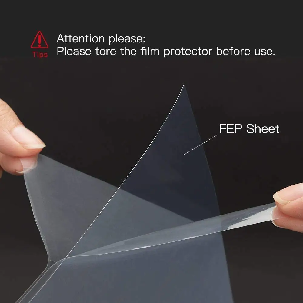 DLP 3d принтер части FEP пленка 140x200 мм Fep листы 0,15-0,2 мм для ANYCUBIC Photon Смола УФ светильник 3d принтер s Impresora