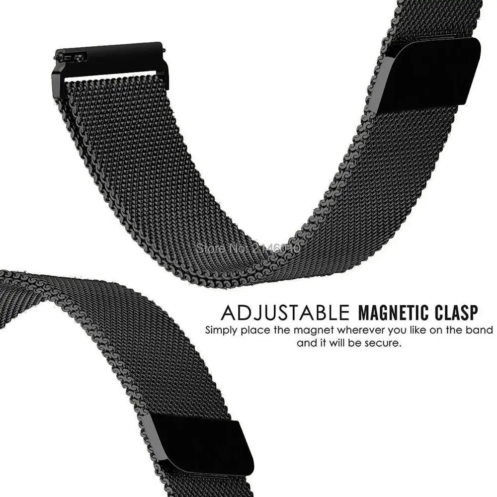 Быстроразъемные сетки из нержавеющей стали Milanese Watch band 18 мм/20 мм/22 мм/23 мм