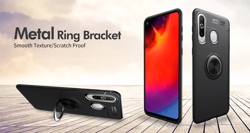 Роскошный чехол для телефона с магнитным кольцом 9 цветов для samsung Galaxy A90, матовый Силиконовый чехол для Galaxy A60 A70 A80